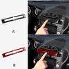 Real Soft Carbon Fiber Trim Sticker For Mercedes Benz SLK R171 2004 2005 2006 2007 2008 2009 2010 Car Central Control Panel