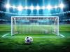 Vibrant Stadium Football Goalpost Banner Background Boys' and Children's Birthday Parties Home Decoration Photography Backdrop
