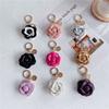 Fashionable Car Keychain Cute Flower Backpack Pendant Accessory Personalized Keychain Ring