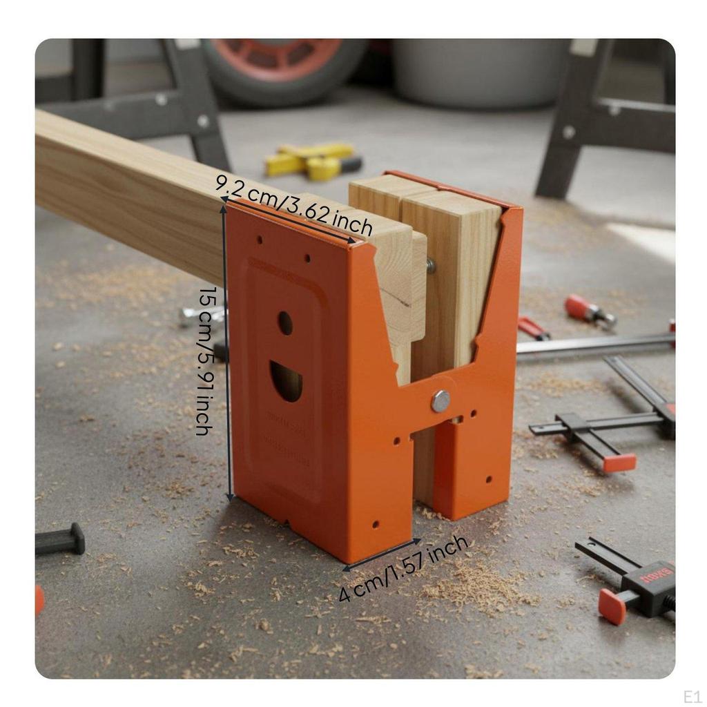 2 Stück Metall-Sägebock-Winkel Schnellaufbau 2x4-Winkel Verstärktes Design DIY-Werkbank