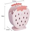 AKOAK 1 Pack Strawberry Chopsticks Stand, Cutlery Storage Box, Suitable for Storing Spoons, Chopsticks, Spoons, Knives and Other Kitchen Utensils