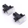 Kennzeichenbeleuchtung, 18 LEDs, Kennzeichenleuchte für Peugeot 206, 207, 307, 308, 406, Citroen