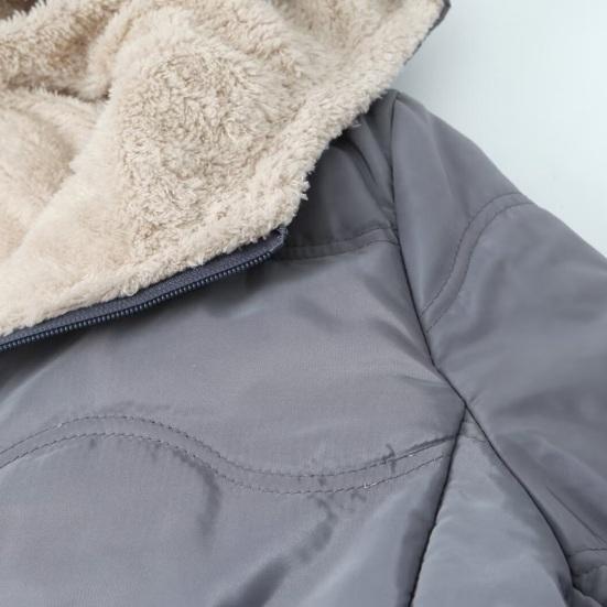 Women'S Long Puffer Coat Winter Fleece Lined Thickened Down Jacket