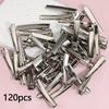 40/120Pcs Metal Hair Alligator Clips Duckbill Clip for Girls 3.2CM Single Prong Alligator Hairpins Hair Style Tools Accessories