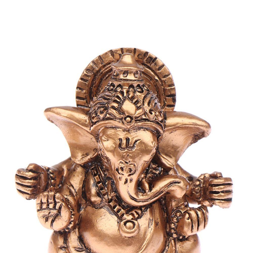 Decorative Ganesha Buddha Statue Handicraft Rresin Ganesha Ornaments  Car Decor
