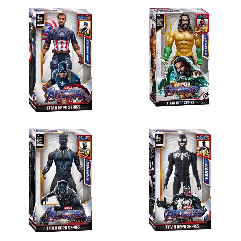 Captain Thor Spiderthanos Hulk Venom Ronin Groot Action Toys Figure