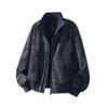 Men's Retro Stand Collar Bomber Jacket - Autumn/Winter Cleanfit Versatile Short Coat