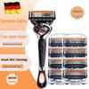 Men's Five-Layer Manual Razor - Gillette Compatible German Quality Blades