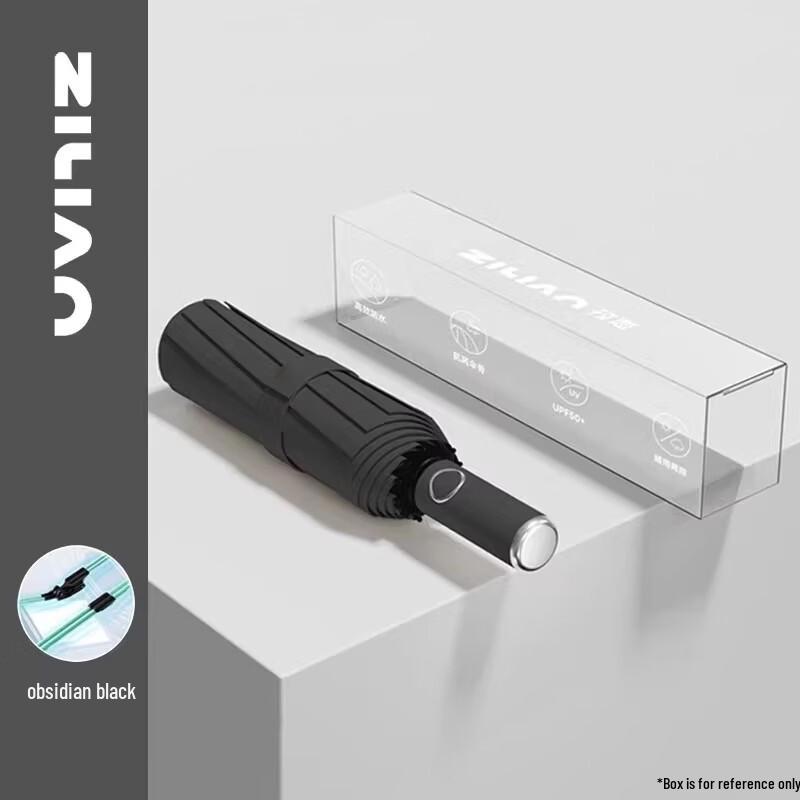 HUAJI Automatic Sun & Rain Travel Umbrella