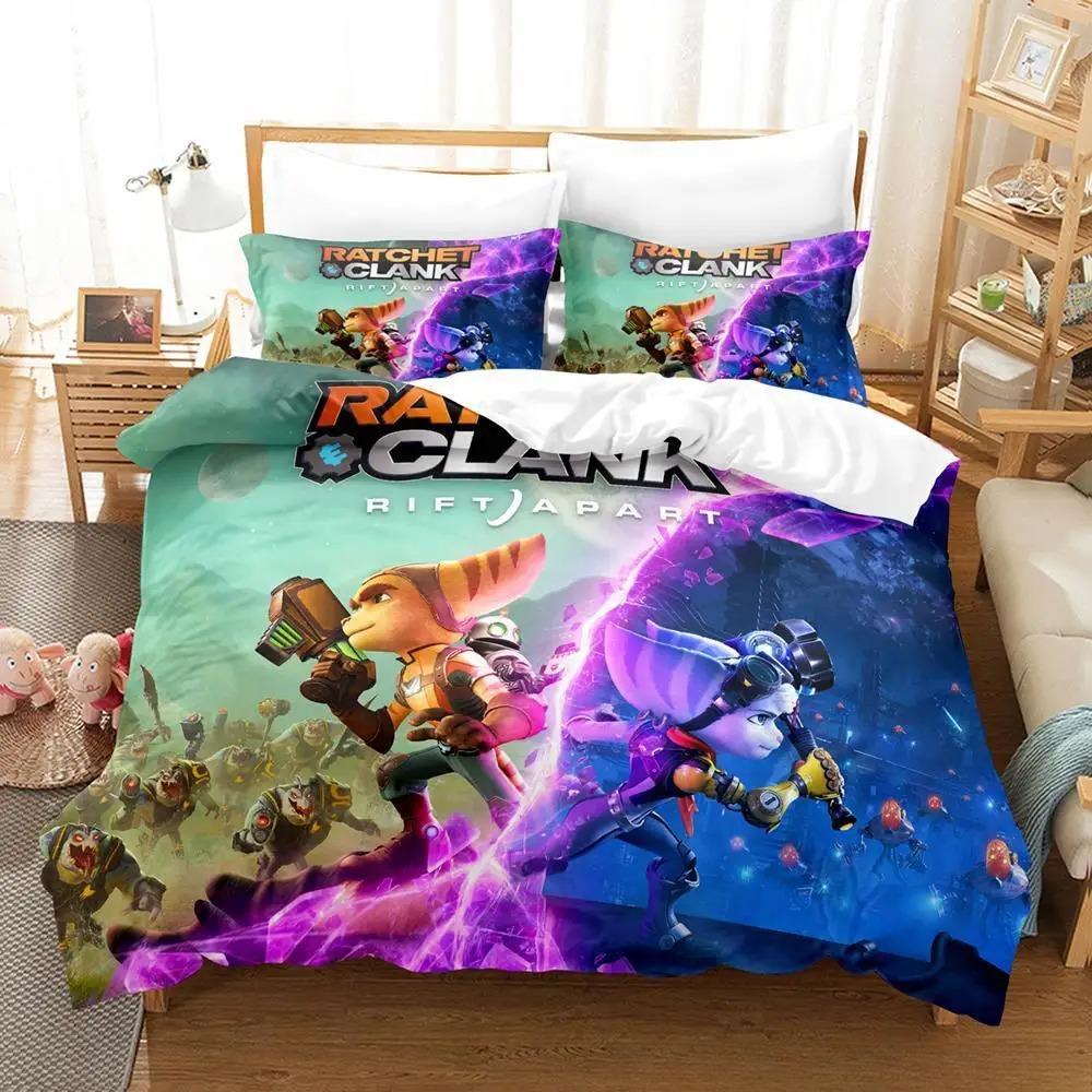 Luxury Duvet Cover and Pillowcase Digital Printing Star/moon/meteor Double Winter Quilt Cover Set Lantern Duvet Cover 1 Person