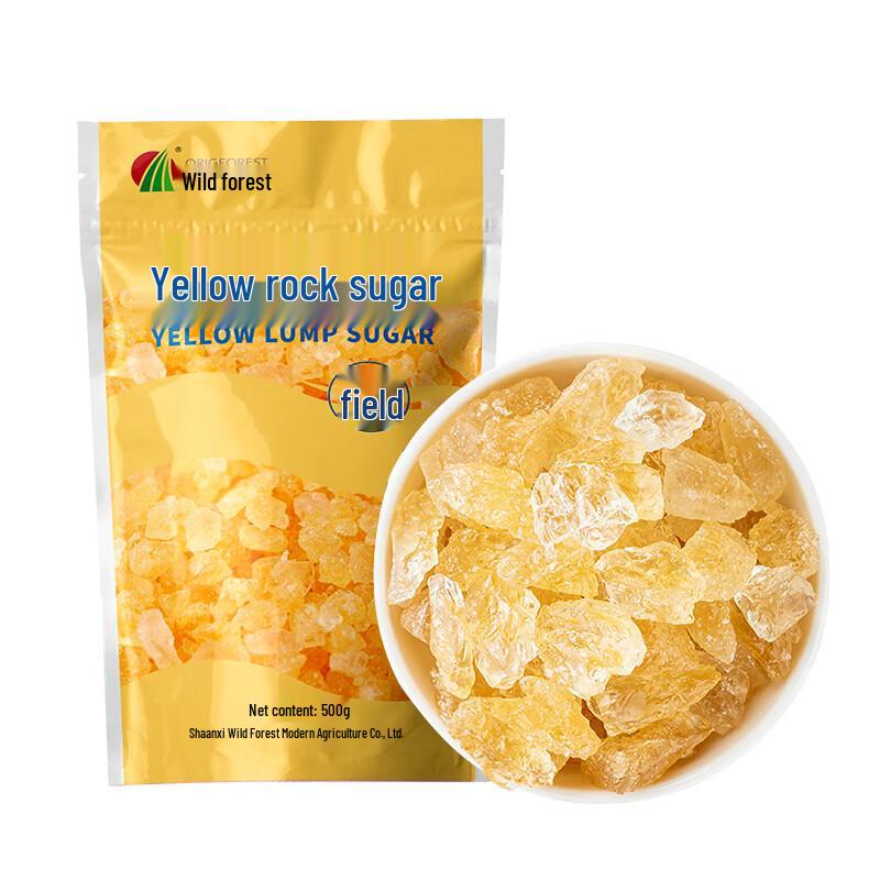 Origforest Shaanxi Yellow Rock Sugar - 3 x 500g Pack