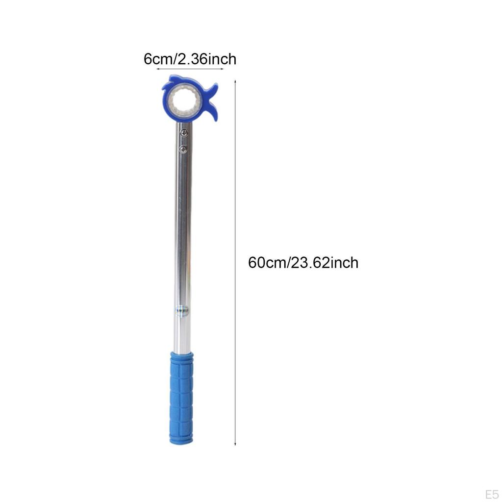 Drapery Pull Rod Adjustable Length Handle Aluminum Alloy Telescopic Pole for Home
