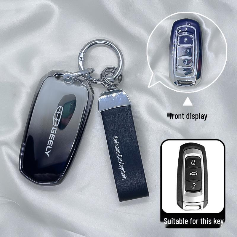 Geely Car Key Protective Cover for Emgrand, GS, S1 Boyue, X3 Vision, X6 King Kong, X1 Borui.