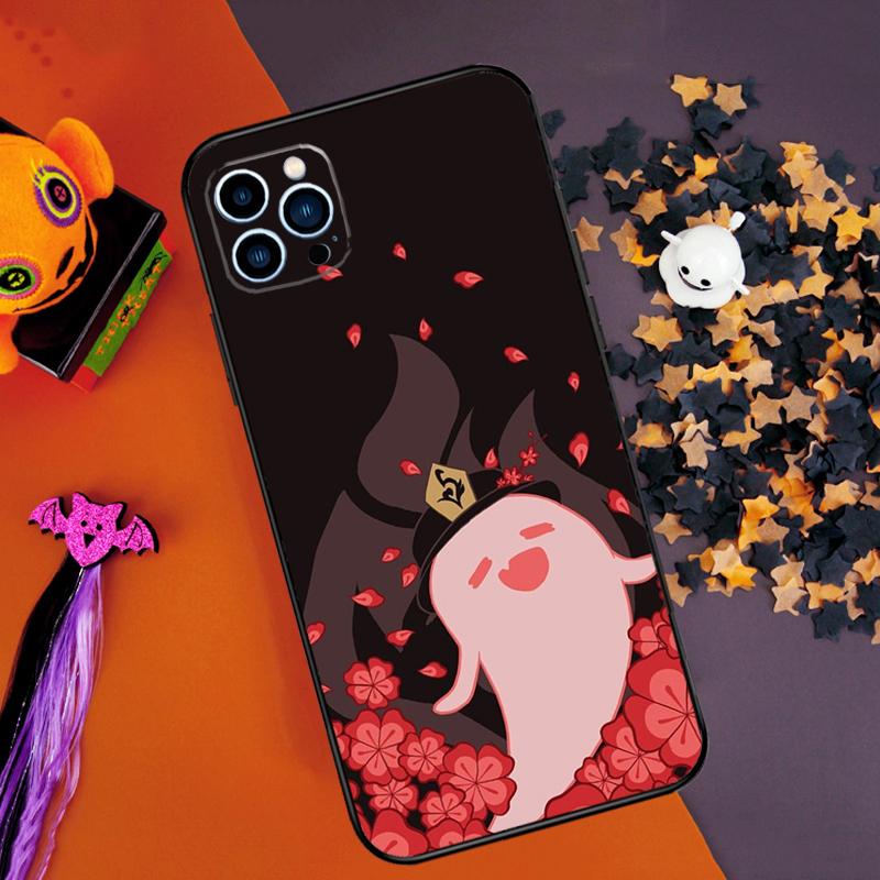 Genshin Impact Hu Tao Bumper Case For iPhone 16 15 14 Pro Max 11 12 13 Pro Max Mini XR 15 16 Plus 16e Phone Cover