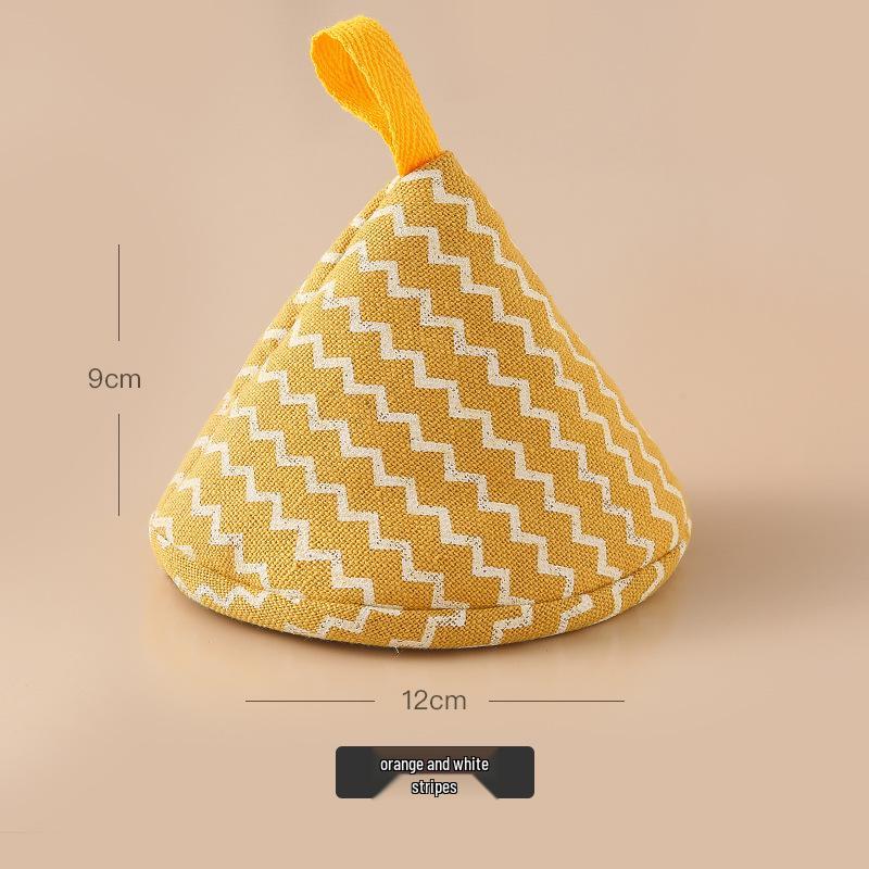 

Японский стеганый льняной набор для защиты от ожогов: накладка на ручку кастрюли и крышку