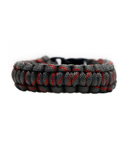 P.O.A Basic Bracelet - Gray/Red