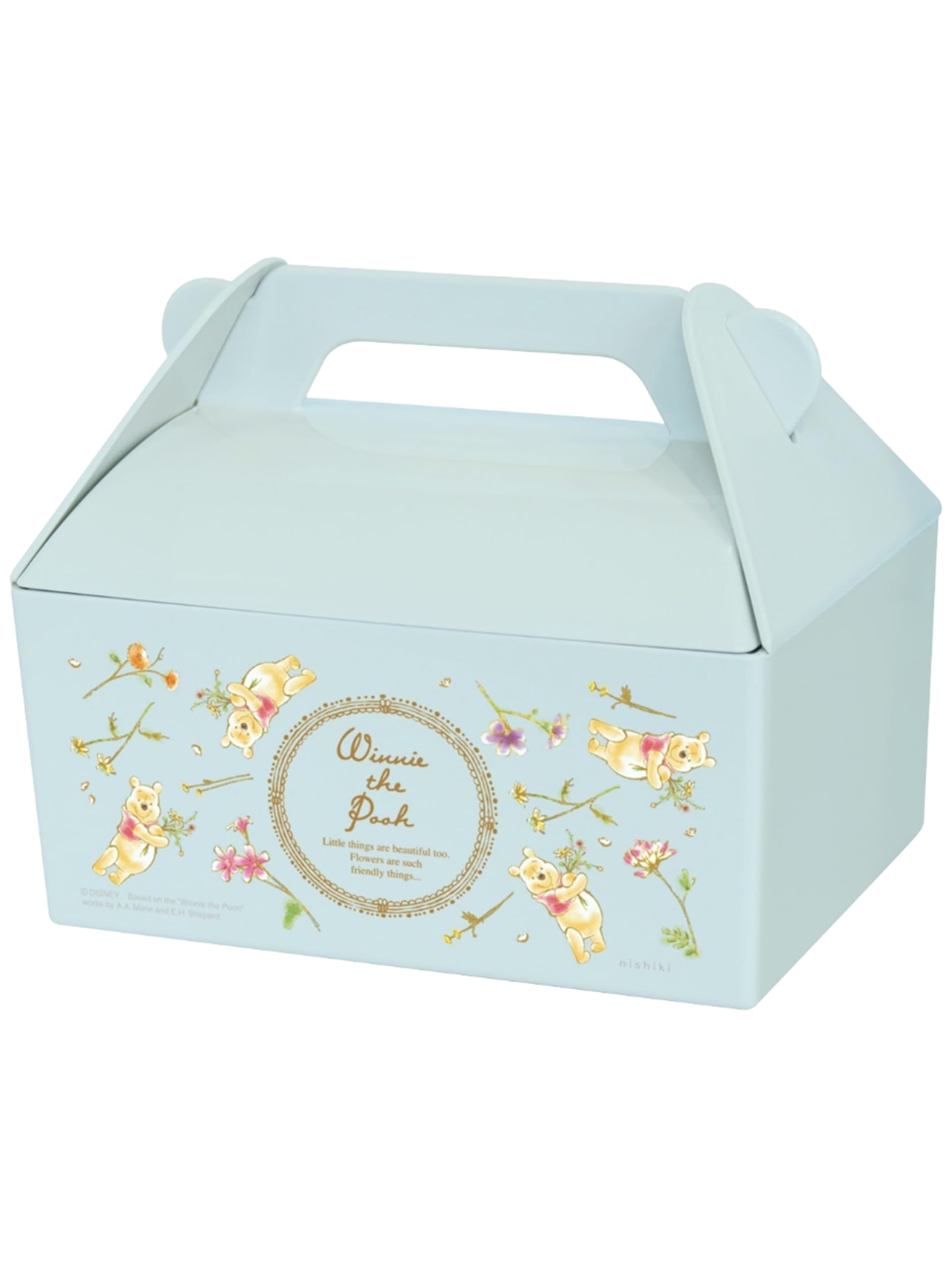 

Nishiki Kasei Torte 15 Storage Winnie the W x D x for and Small Made in Japan Case, Pooh, Approx. 15.5cm 11.5cm 12.5cm H, Candy, Cosmetics, Items,