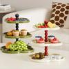 2/3 Layers Dessert Display Stand Flower Shape Cupcake Serving Stand Tiered Serving Trays  Wedding