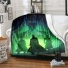 1pc Matrix Code Figures Cartoon Blanket,Portable Throw for Travel & Camping, All Season Cozy Blanket,Ideal Gift