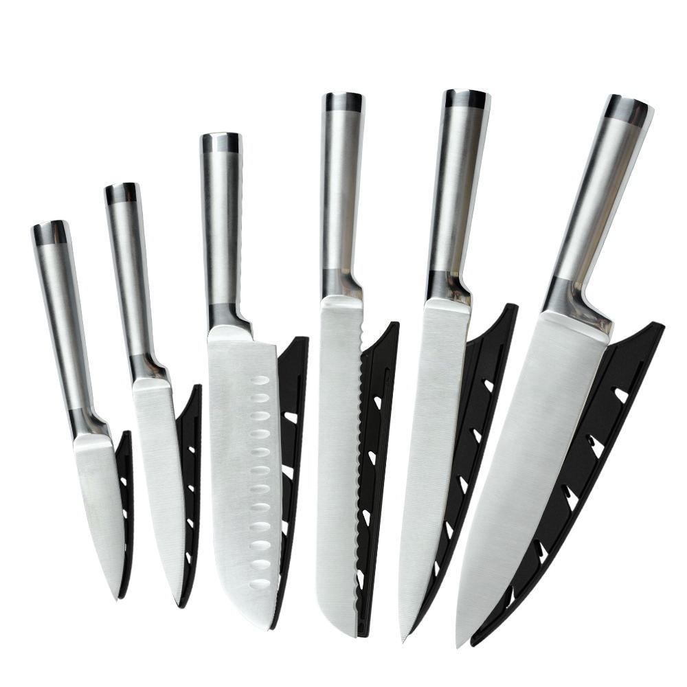 Buy 6pcs Stainless Steel Kitchen Knife Set Fruit Peeling Practical