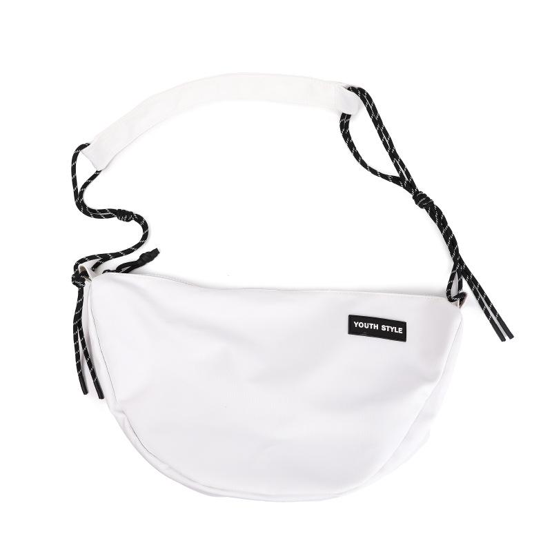 

2025 женская модная сумка-мессенджер из нейлона с защитой от брызг, вместительная спортивная сумка для велоспорта с бесплатной доставкой белый