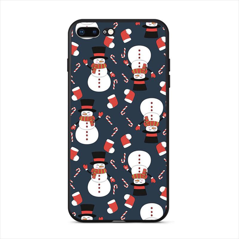 Merry Christmas Phone Cases For iPhone 11 Pro Max 7 8 6 6S Plus 5 5S 12 Mini Santa Claus For iPhone XR X XS Max TPU Cover Shells