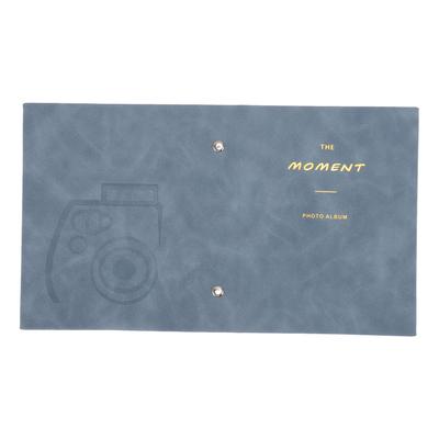 2x3 Foto Albümü 3in 64 Cepli Fotoğraf Kartı Tutucu Kadife Kapak Çok Yönlü Fotoğraf Koleksiyon Defteri için