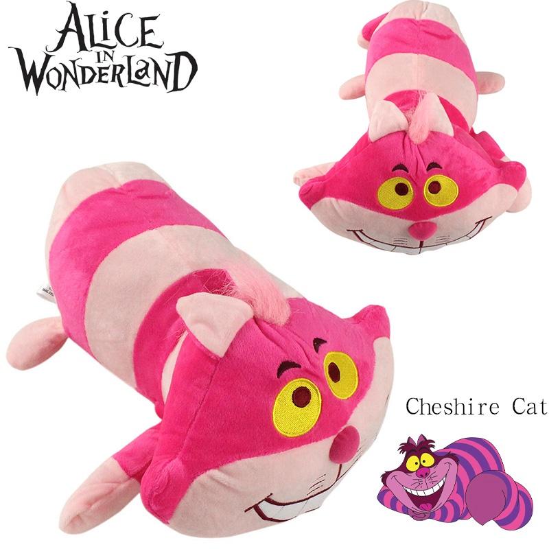 Cheshire Cat Plush Toy From Alice's Adventure In Wonderland Soft And Cuddly Pink Kitten