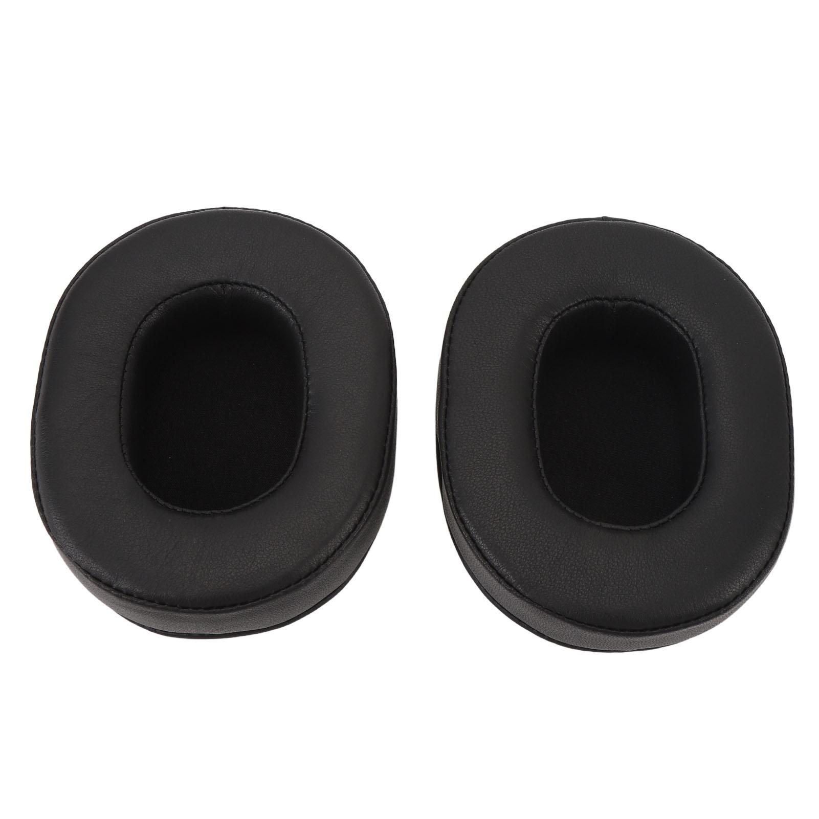 

Headphone Ear Cushion Sheepskin Leather Foam Noise Isolation Replacement Earpad for ATH MSR7