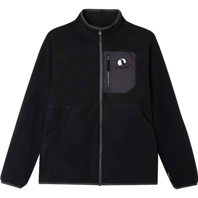 CAMEL Unisex Stand-Collar Double-Sided Fleece Jacket XXL