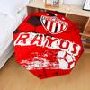 1PC Football Crest Heartbeat Printed Umbrella Folding umbrella, automatic umbrella 8-Frame for Travel, camping Fan gifts Christmas Gifts