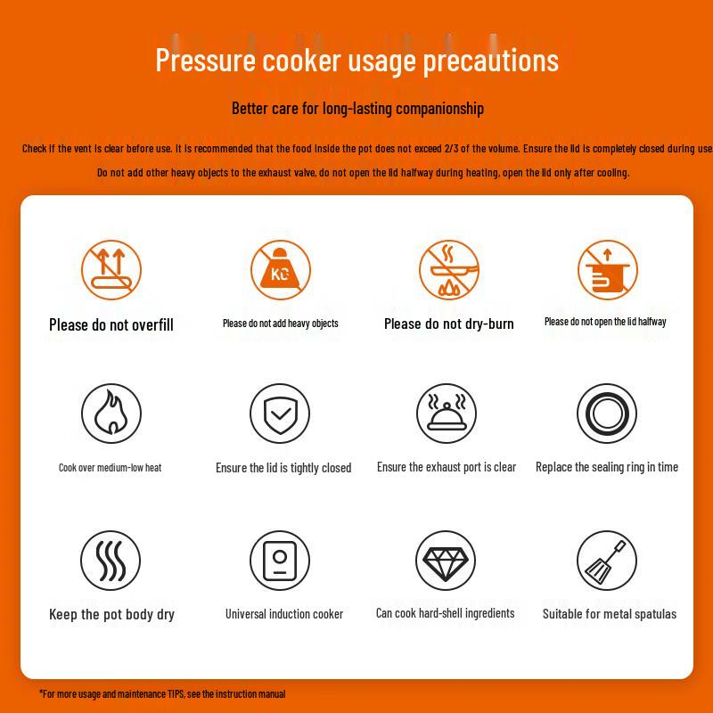 SUPOR Galaxy Star 304 Stainless Steel Pressure Cooker