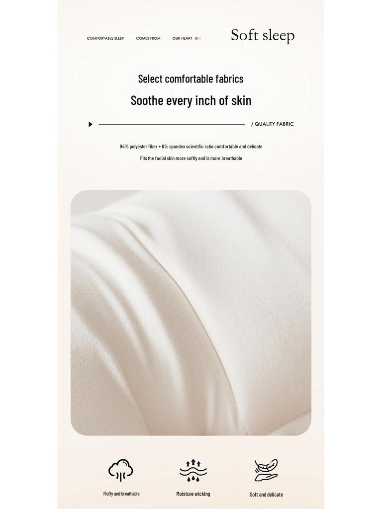 2026 Skin-Friendly 3D Soft Edging Pillow Core, White, 360° Comfort, 48x74cm