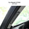 2PCS Top Suede Trim LHD RHD Sticker For Mazda 3 Axela BP CX30 CX-30 2019 2020 2025 2025 2025 2025 2025 Car A-pillar Air Outlet