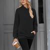 Women's Solid-color Fashionable Long-sleeved Top