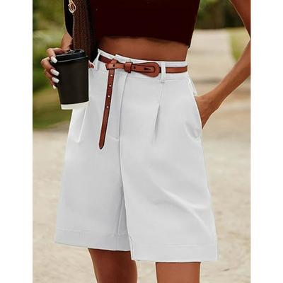Women's Summer High Waist Shorts Office Loose Women's Shorts