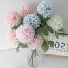 Dandelion Hydrangea & Chrysanthemum Artificial Flowers, 2-Head Ping Pong Wedding Decoration and Photography Props