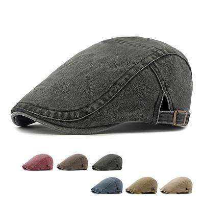 Baumwoll-Schirmmütze Herren Schirmmütze Frühling Sommer Baskenmütze Damen Schirmmütze