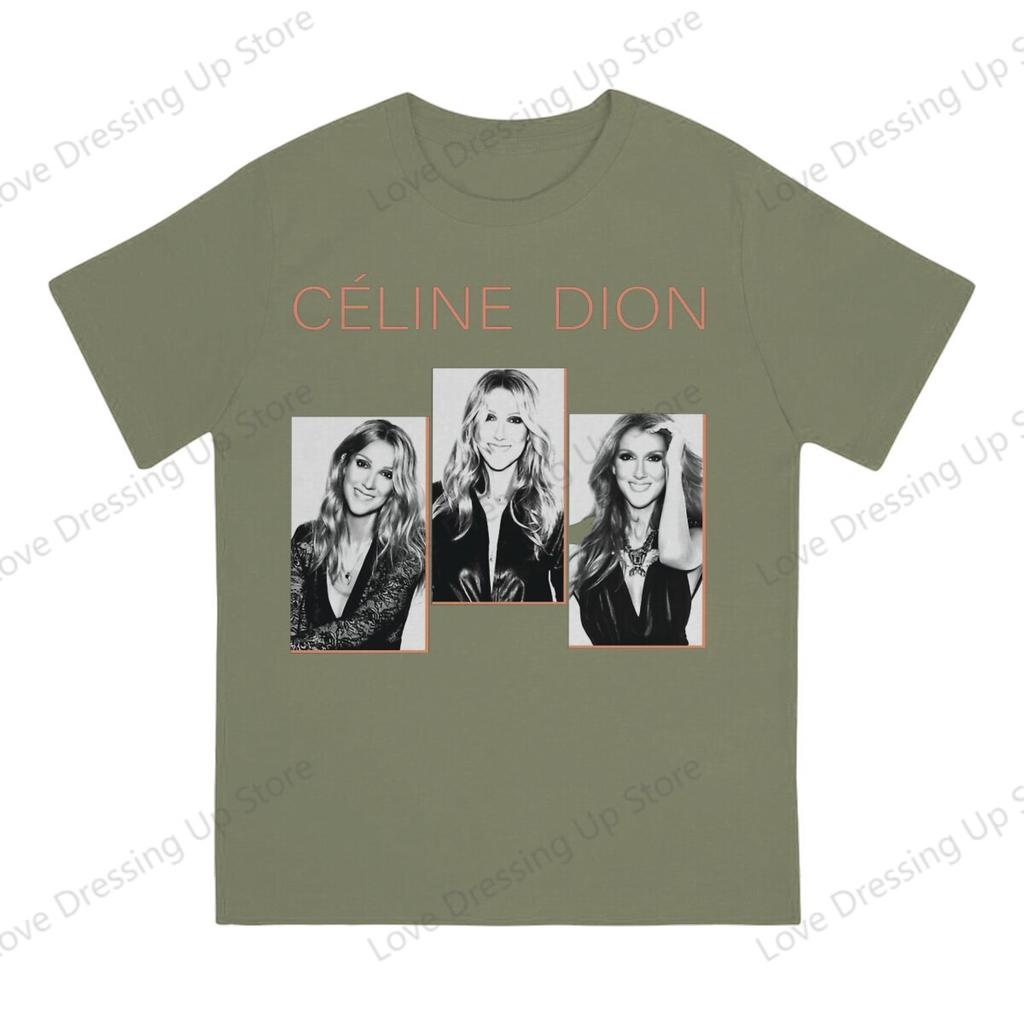 Celine Dion Metal Engraçado Grande Estampado Algodão Unissex Camiseta Manga Curta Camisetas Filme Titanic Tops Hipster