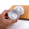 10pcs/lot 1mm Thickened Wall Fluted Round Shape Aluminum Egg Tart Mold Pudding Molds Dessert Holder for DIY Baking Gadgets