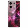 For Xiaomi Redmi Note 13 Pro 5G/Poco X6 5G Pattern Printing Case PC+Tempered Glass+TPU Phone Cover