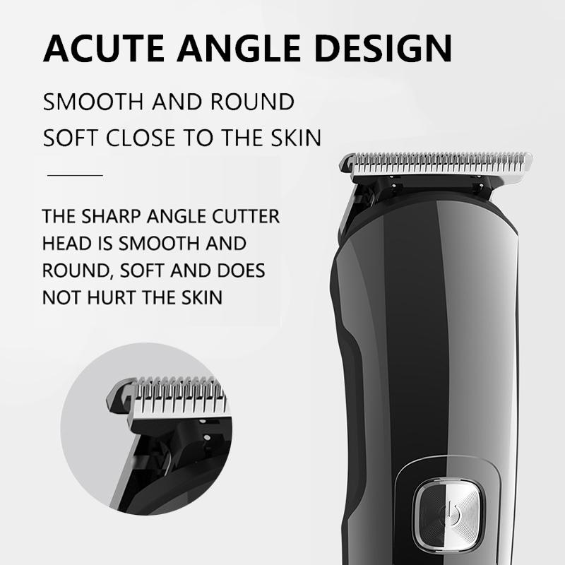 Zastřihovač vlasů a vousů Profesionální multifunkční LCD displej pro mytí celého těla IPX7