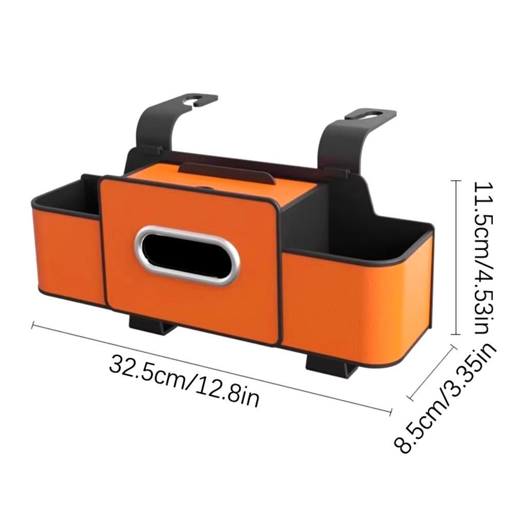 Phone Stand Holder Car Backseat Storage Box Partition Design Car Rear Seat Organizer  Umbrella