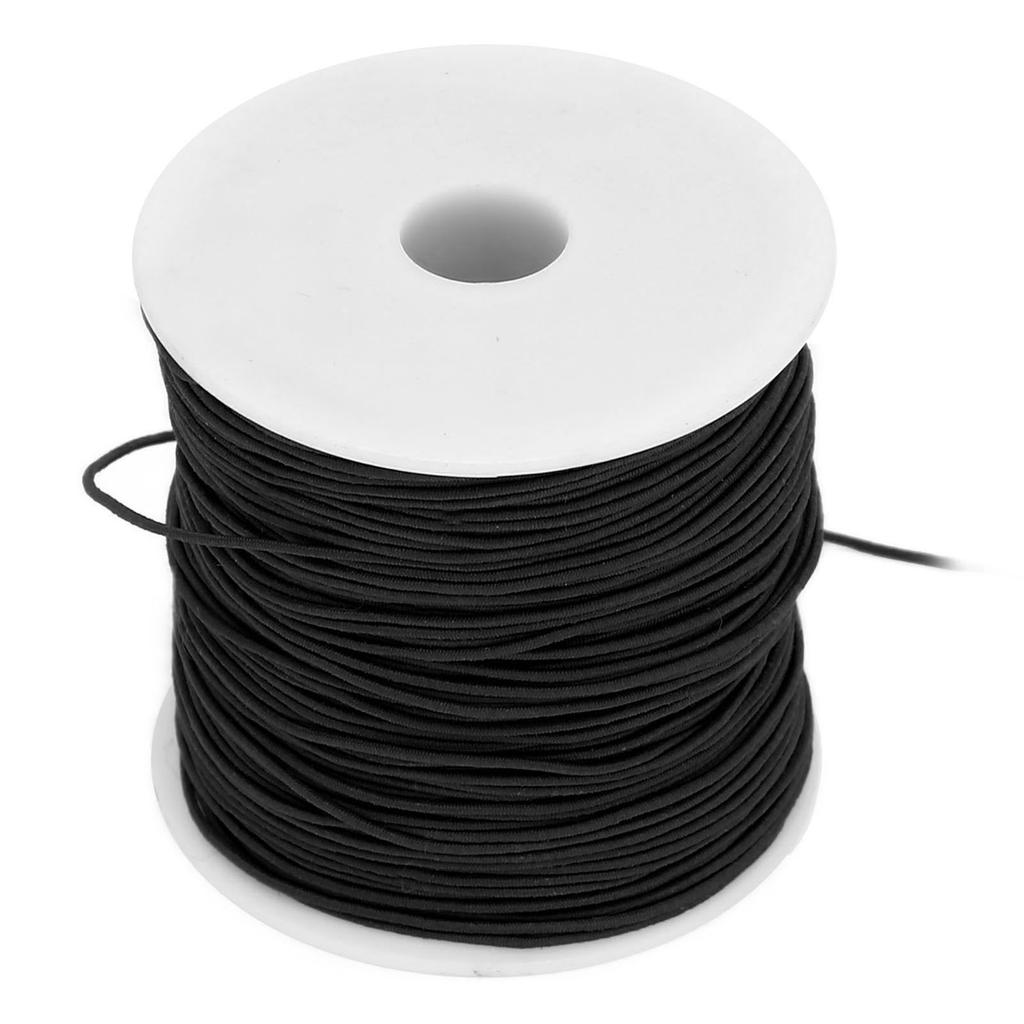 Black Elastic Thread DIY Beading Thread Beading Cord String for Bracelet Jewelry Making Craft