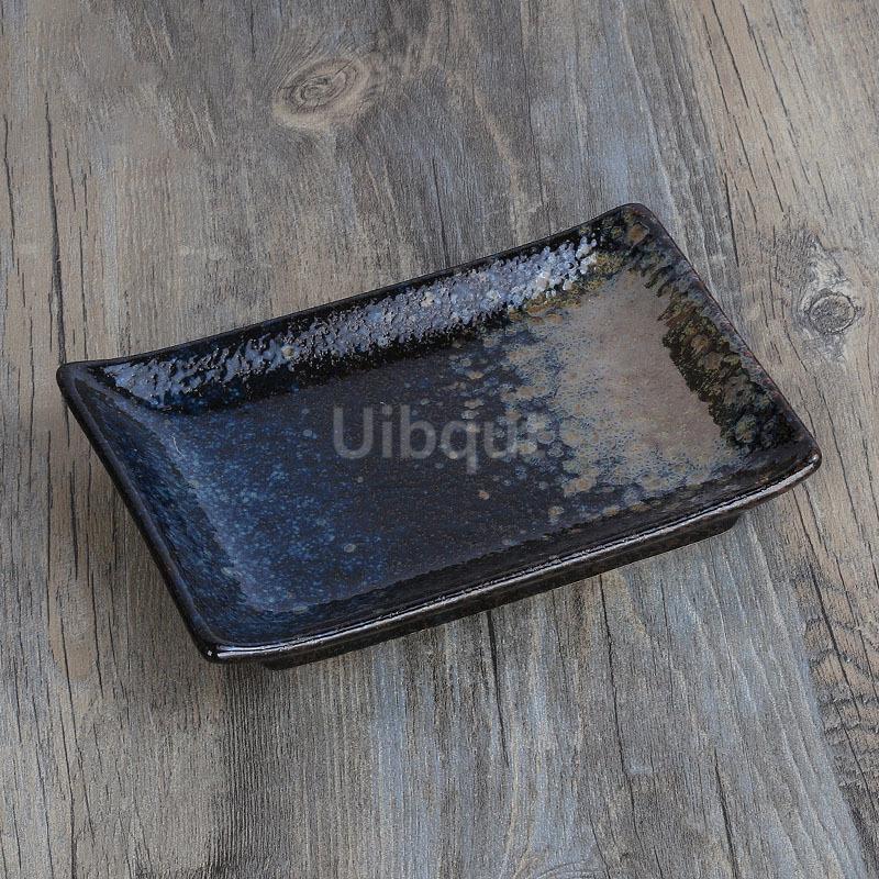 Ceramic Plate Sushi Porcelain rectangle Dish Dessert Plates Salad Platter Dinner Plato Kitchen Tableware Food Decorative Tray