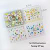 3D Luminous Jelly Nail Stickers for Kids - 5D Embossed Nail Art