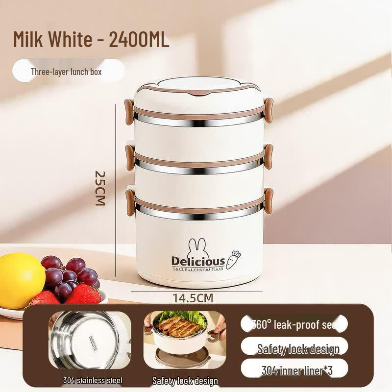Youluo Multi-Layer Insulated Stainless Steel Lunch Box