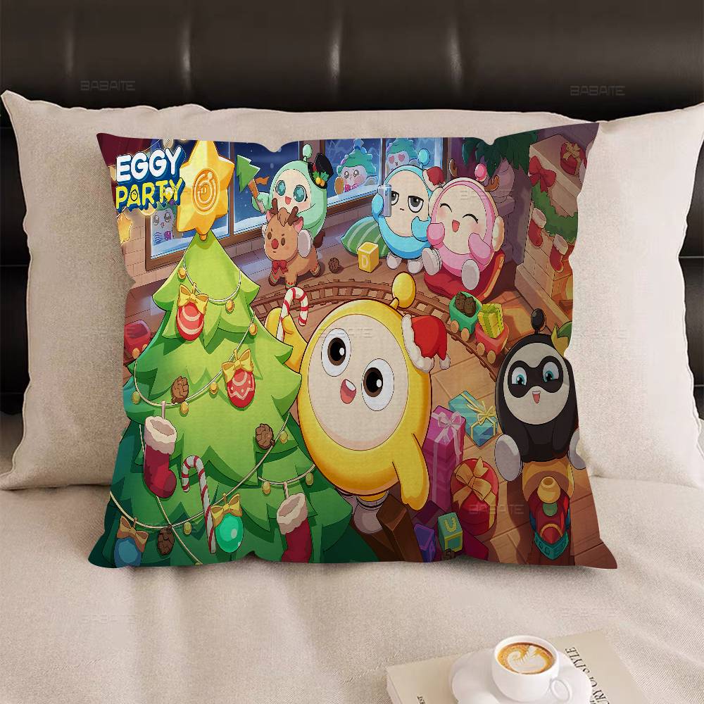 Game Egg Party Pillow Cushion Cover Pillowcase Living Room Sofa Home Decor Customized