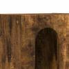 Nightstand Smoked Oak 40 x 35 x 50 cm Engineered Wood