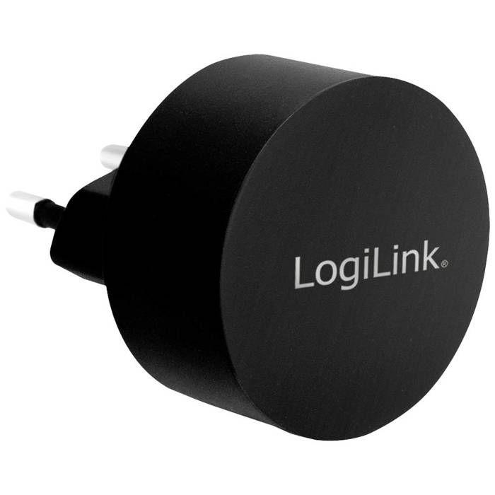 LogiLink Chargeur USB 10.5 W 1x USB-A Noir Intérieure